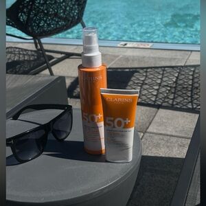 Clarins Dry Touch Facial Sunscreen + Body Lotion Spray - Broad Spectrum SPF 50+